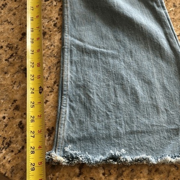 BDG Jeans crocheted patchwork denim high rise Hippie Festival women's 29 NEW - Picture 12 of 13